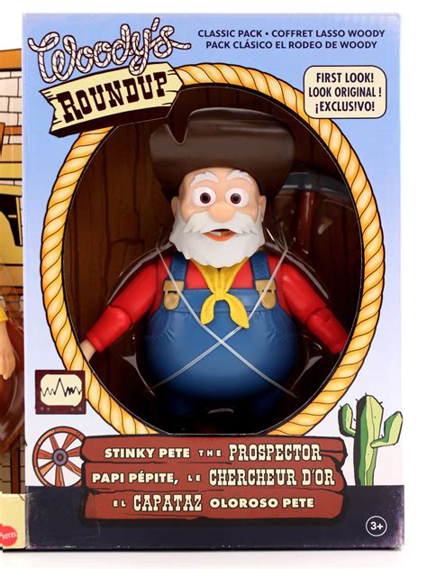 1-48 of 91 results for "prospector toy story" Results. ... Woody Jessie Bullseye Stinky Pete, Authentic Movie Characters 7 Inch Scale. 4.8 out of 5 stars. 265. 400+ bought in past month. $66.88 $ 66. 88. FREE delivery Sat, Feb 17 . Or fastest delivery Wed, Feb 14 . More Buying Choices $43.19 (6 used & new offers) Ages: 3 years and up. Overall Pick. ... Toy …